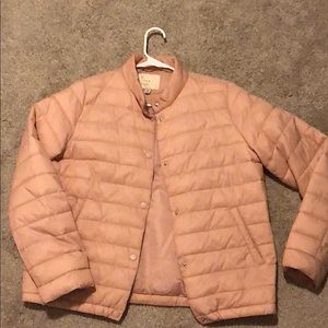 a new day pink puff jacket